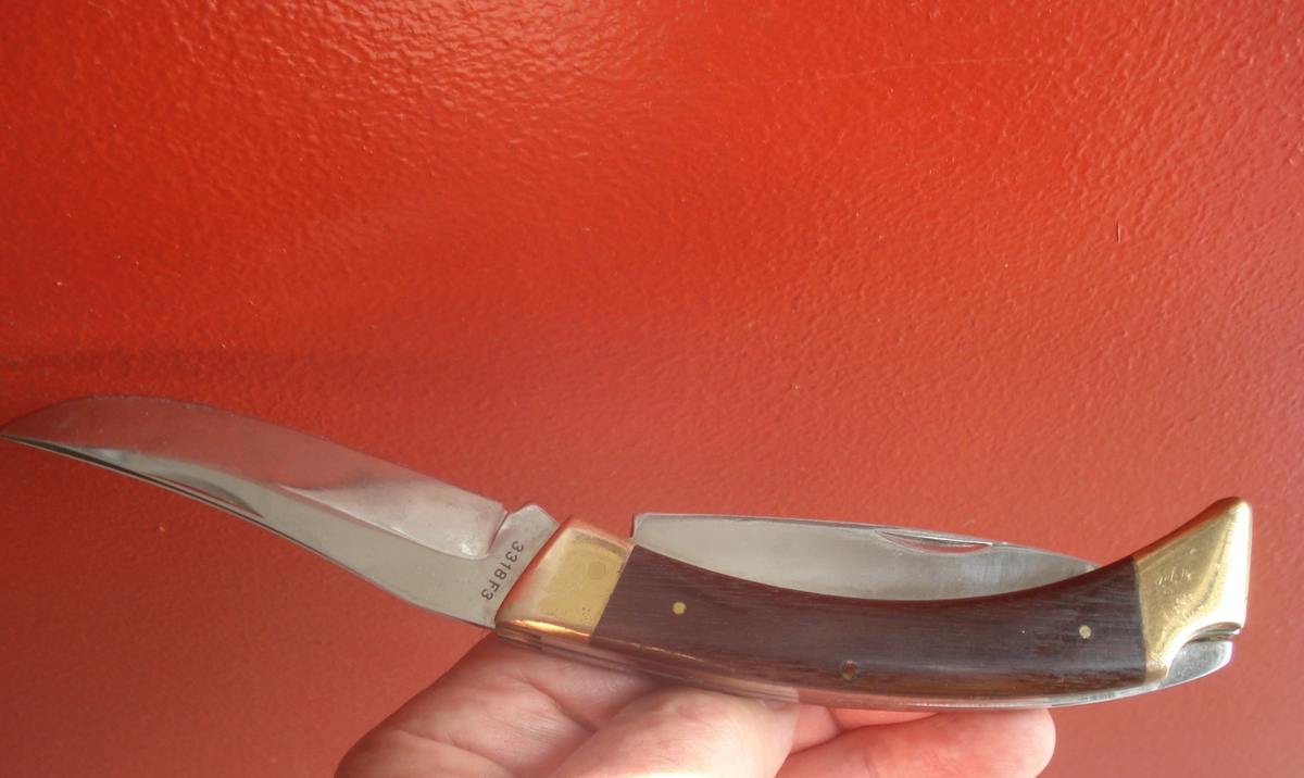 Vintage BROWNING Made in JAPAN 3-blade lock back knife | eBay