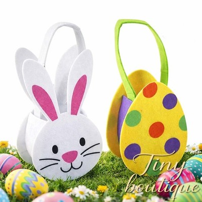 Ostern Filz Tasche Kinder Ei Schatzsuche Korb Eimer Party Süßigkeiten Leckereien Füller