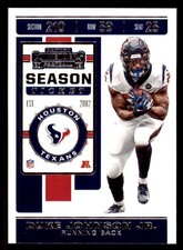 2019 Panini Contenders #34 Duke Johnson Jr. Houston Texans