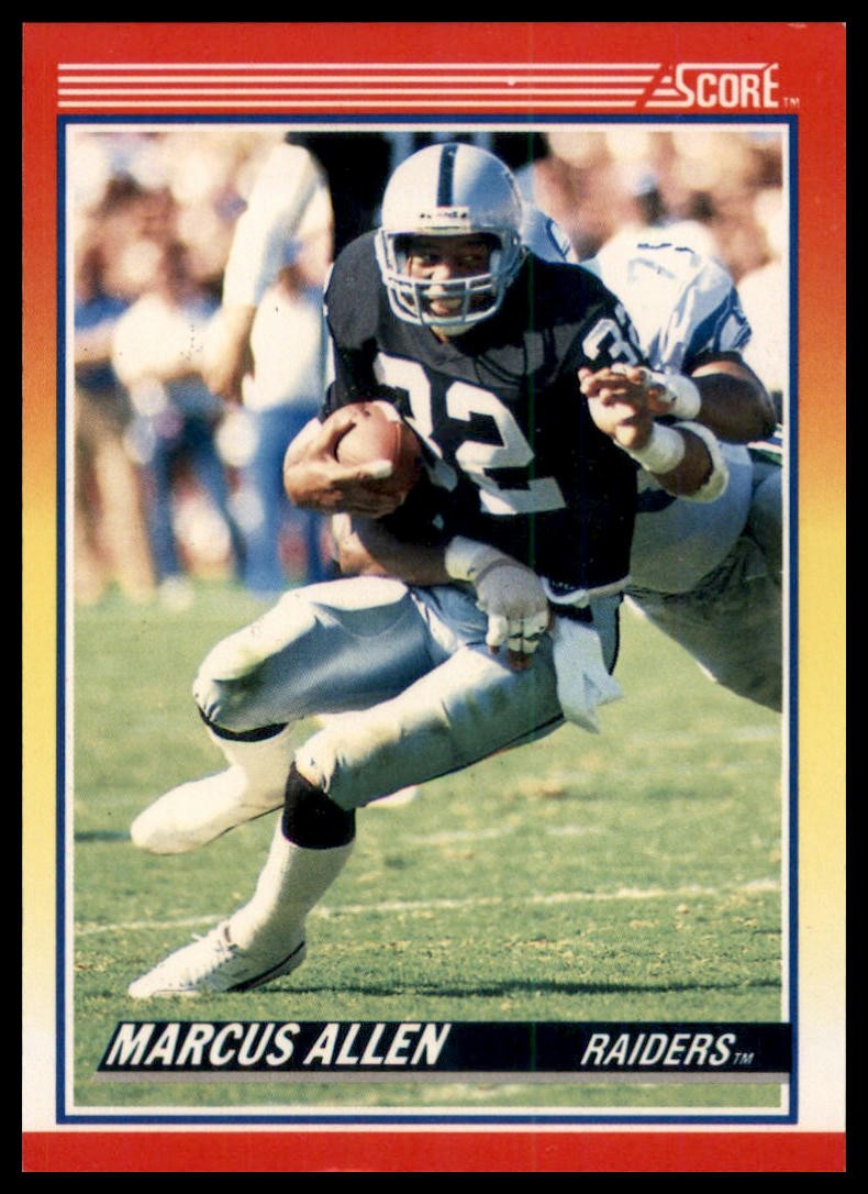 Marcus Allen #230 (Football Cards 1990 Panini Score) — is it worth grading?