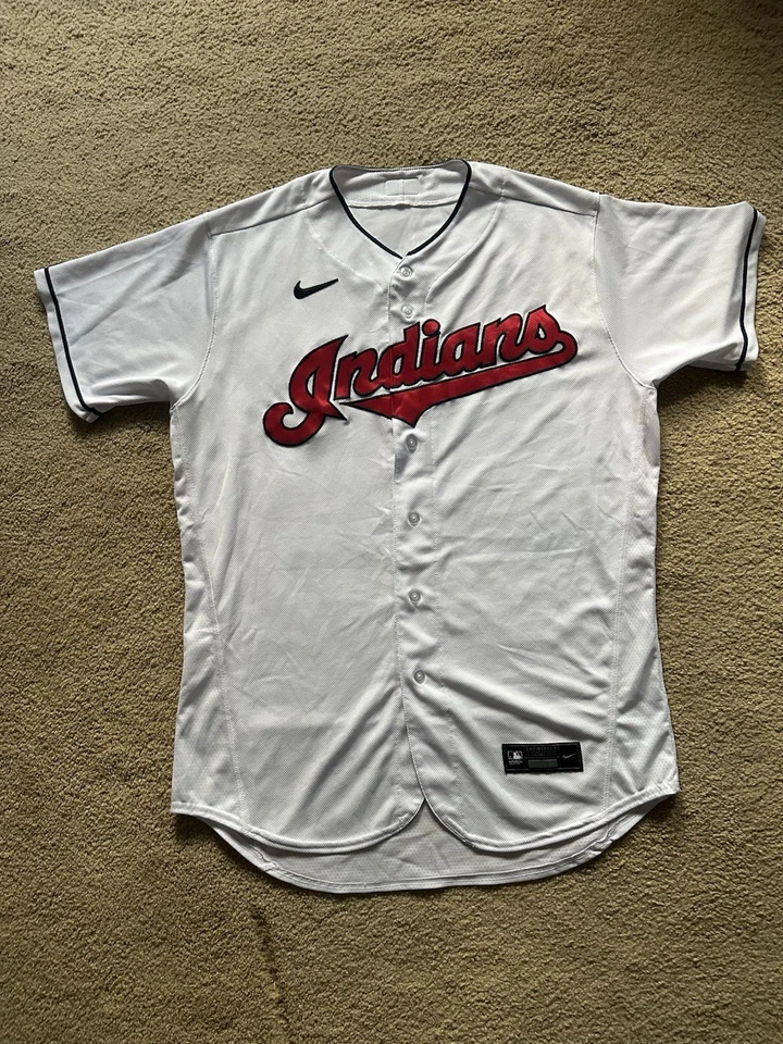 Nike Cleveland Indians Authentic On Field Jersey Mens Size 48 Large - Image 2 of 4