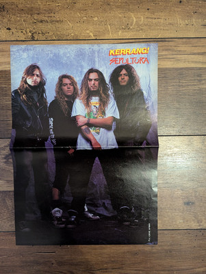 Sepultura/Vince Neill (Motley Crue) Kerrang! Double-Sided Poster