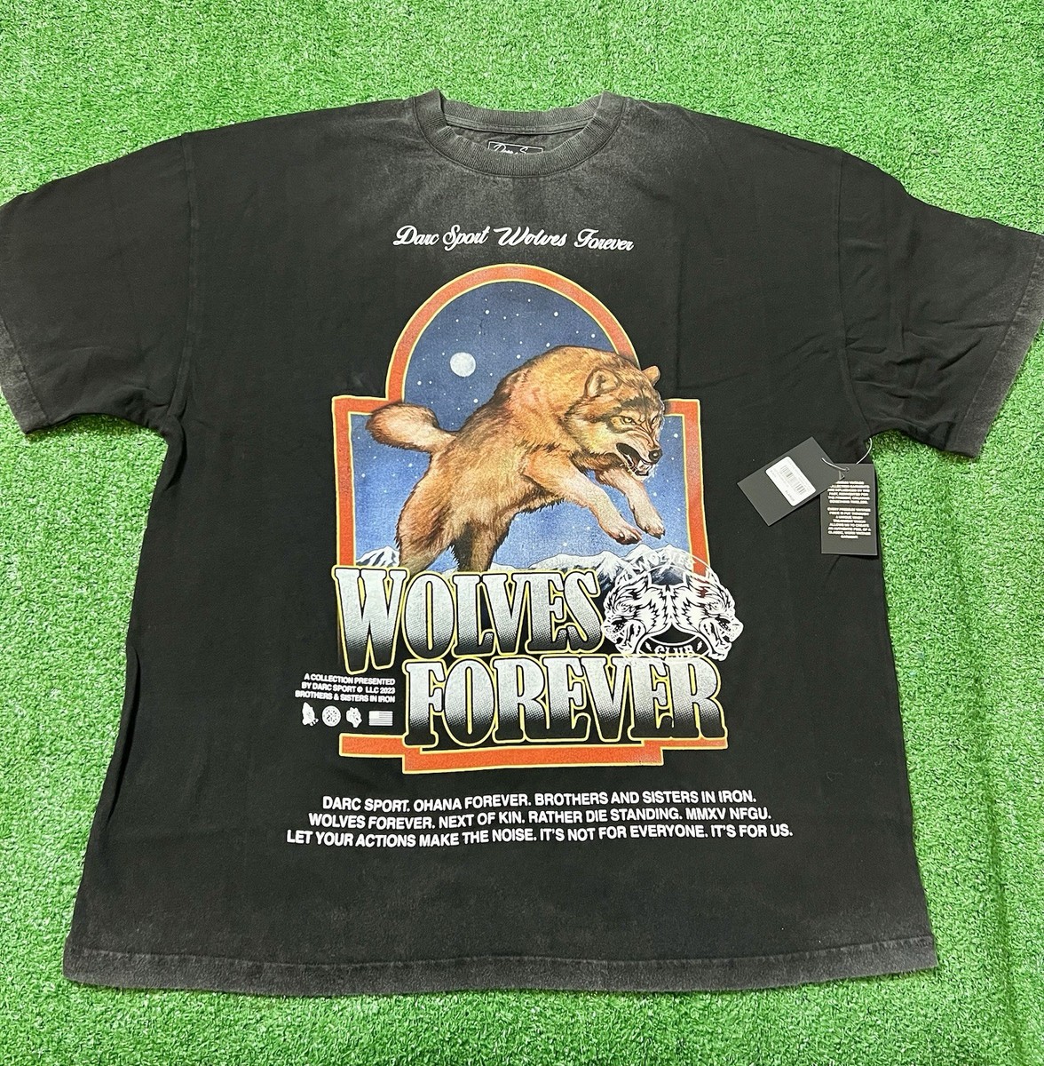 DARC SPORT Wolves サイズ30 フィジーク Darc Sport Wolves Forever Men's Size XL Oversized T-Shirt 945 Of