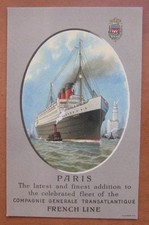 PARIS (French) SUPERB ART DECO View c1921
