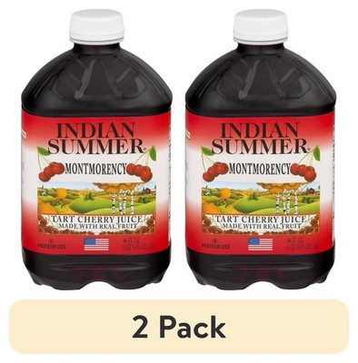 2 pk,Indian Summer 100percentJuice,Montmorency Cherry, 46 Fl Oz, 1 Ct.