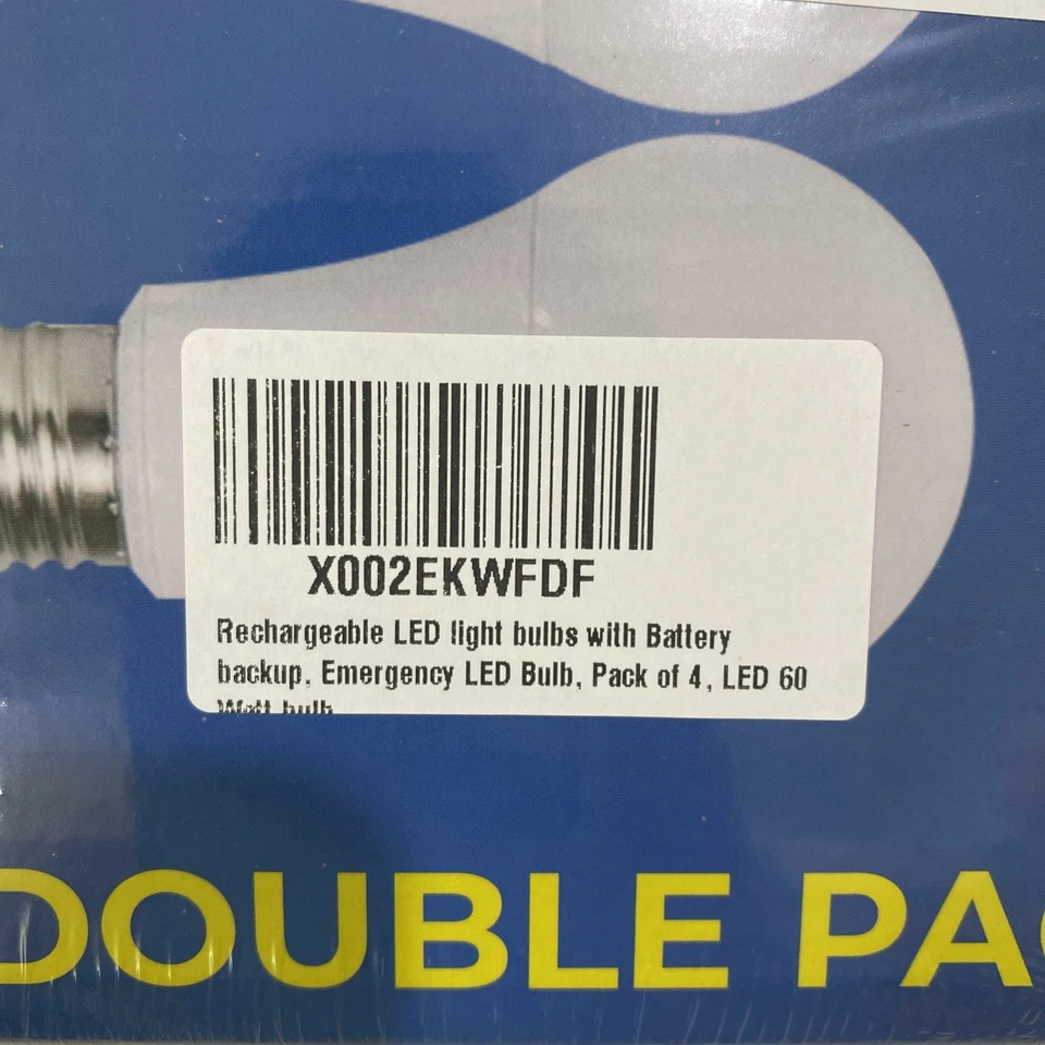 2×Double Pack Ciata Rechargeable Emergency Light Bulb - Image 4 of 4
