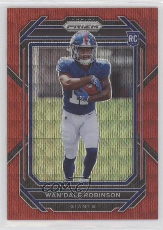 2022 Panini Prizm Rookies Red Wave Prizm 5/149 Wan'Dale Robinson #315 0z0q