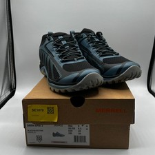 Merrell Siren Edge 3 Waterproof Hiking Shoe Women 9 M Black Blueston J034432 NIB