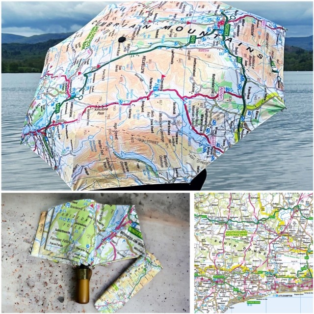 OS Map Premium Umbrella  South Downs National Park 5060995493572