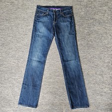 Lucky Brand Jeans Sundown Straight Sz 6 28 Blue Pockets 90s Vintage Made In USA