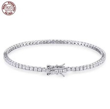 925 Sterling Silver Tennis Bracelet   Luxury ...