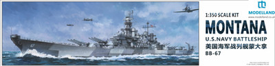 Very Fire VF350913 USS Montana BB-67 Schlachtschiff Plastik Modellbausatz Maßstab 1/350