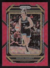 2023 Panini Prizm WNBA #124 Marina Mabrey Ruby Wave