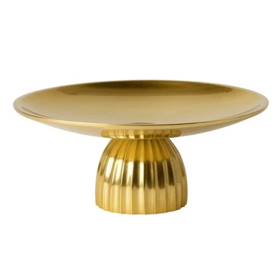 Round Cake Stand Aluminum Cake Stand with Pedestal Modern for Tabletop - Bild 1 von 4