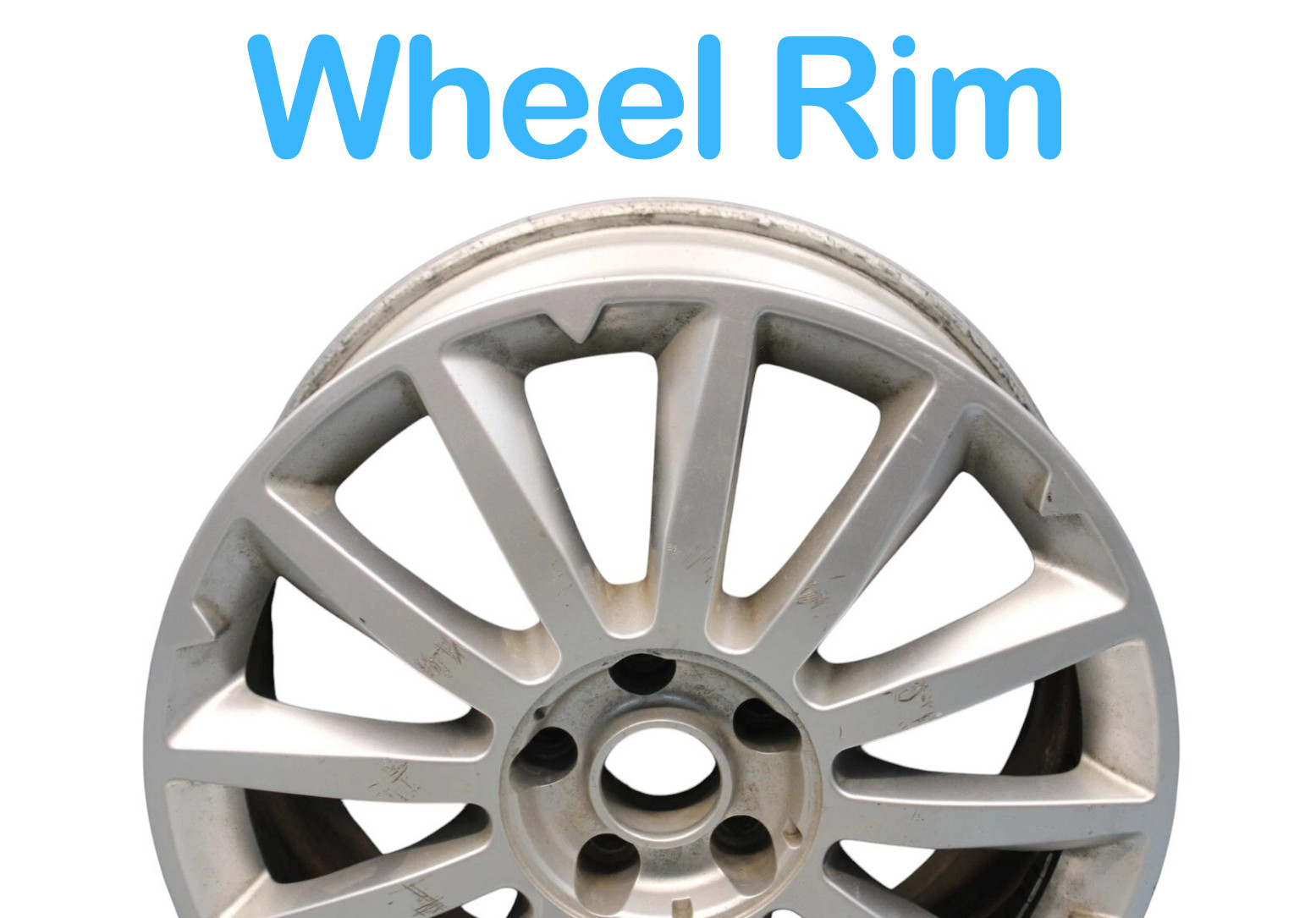 14-15 Maserati Ghibli 7.5 X 18'' 12-Spoke Front Alloy Wheel Rim 670010977 Oem