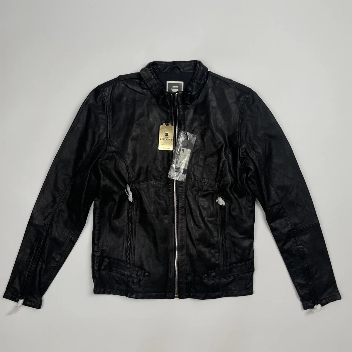g star raw leather jacket products for sale | eBay