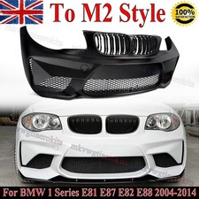 M2 Style Front Bumper Kit & Grille For BMW 1 Series E81 E87 E82 E88 2004-2014