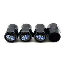 Ford Ventilkappen 4x Auto Reifen Kappen felgen in schwarz Focus Mondeo