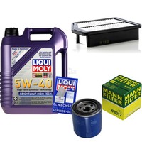 Inspektionspaket 5L Liqui Moly 5W-40 FüR Hyundai I40 CW 1.6 Gdi 2.0 KIA Carens