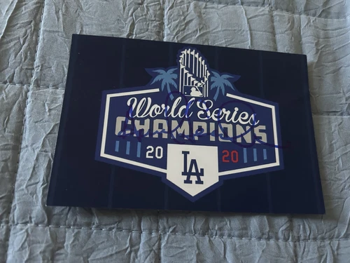 Los Angeles Dodgers ANDREW FRIEDMAN Signed 4x6 Photo BASEBALL AUTOGRAPH 1