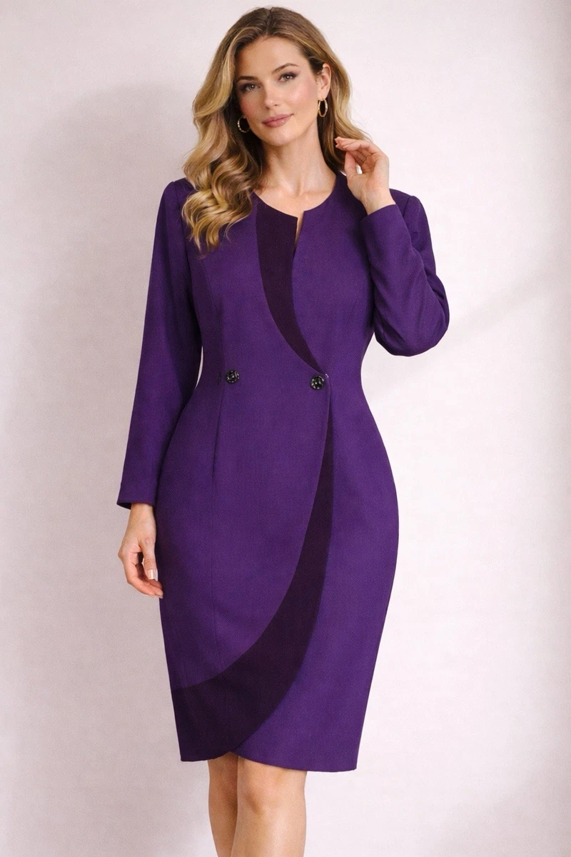Knee Length Button Dresses for Women for sale | eBay