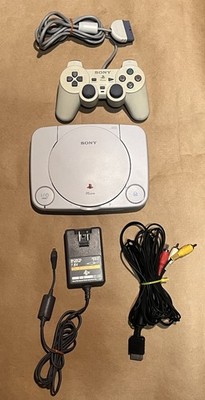 Sony Playstation Console Slim PS1 Controller With Cables Tested Ships Same Day