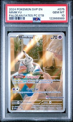 Pokemon Card Mimikyu FULL ART-SVP075 PROMO SEALED ITA-NM - Foto 7