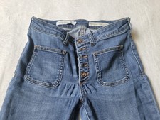 Anthropologie Pilcro And The Letterpress Womens Blue Denim Legging Jeans Size 29