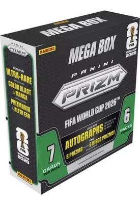 Panini America 2026 PRIZM FIFA World Cup DSG Exclusive Mega Box Presale QTY (1) 