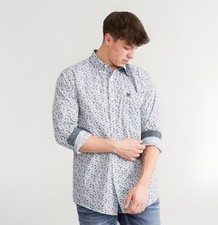 Ariat Men's Long Sleeve Button-Up Fortune Classic Shirt Wrinkle-Free Mens Large