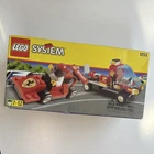 RARE! VINTAGE LEGO Town Shell Race Car Transporter Ferrari Subtheme
