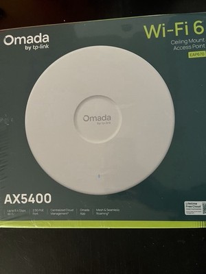 TP-Link EAP670 V2 | Omada WiFi 6 Ultra- Slim AX5400 Wireless 2.5G Ceiling Mount