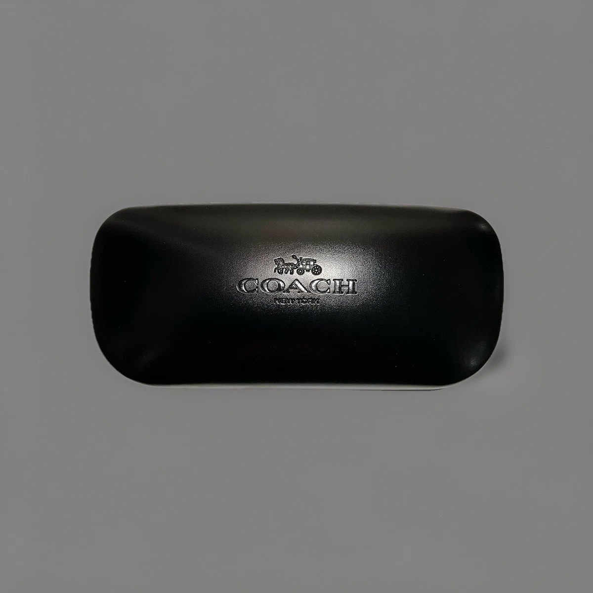 NEW Coach Glossy Black Eyewear Case Coach Black Eyeglass Cases & Storage Sunglasses for sale | eBay main image 3