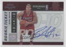 2009-10 Playoff Contenders Rookie Ticket Blake Griffin #101 Auto 0ex8