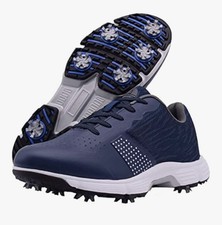 Golf Shoes Men Spikes Male Breathable Walking Shoes for Golfers Size Uk 11