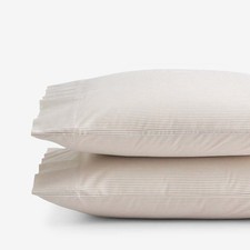 Classic Stripes and Plaids Cool Yarn-Dyed Cotton Percale Pillowcase Set