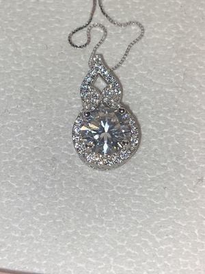 #ad Au750 White Gold Necklace $325.00