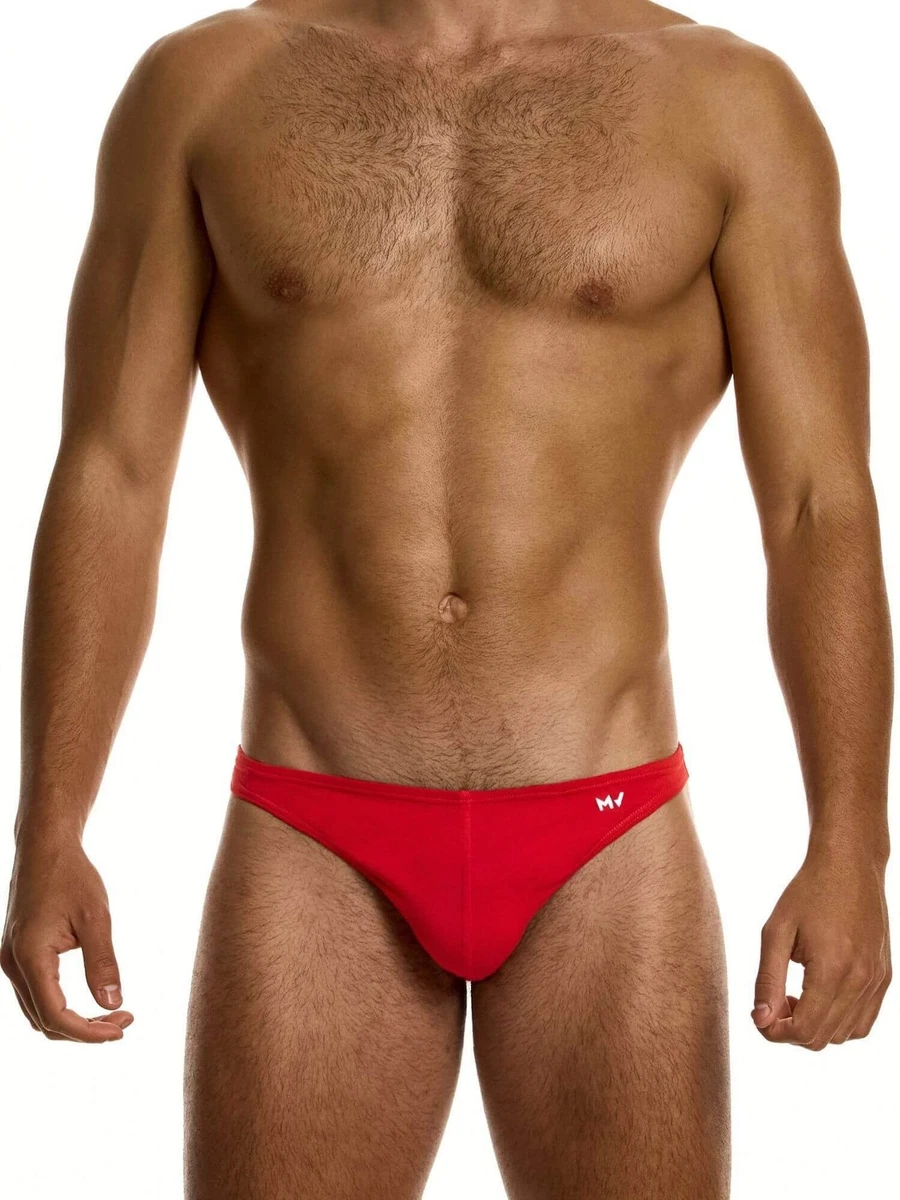 Modus Vivendi Slip de Bain Low Cut Laminated Rayé Noir - Blanc
