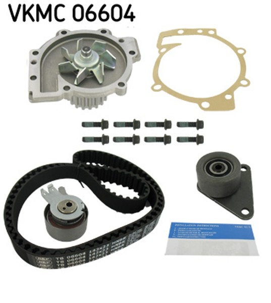 Wasserpumpe + Zahnriemensatz SKF Vkmc 06604 FüR Volvo Renault S80 184 V40 XC90 2-image