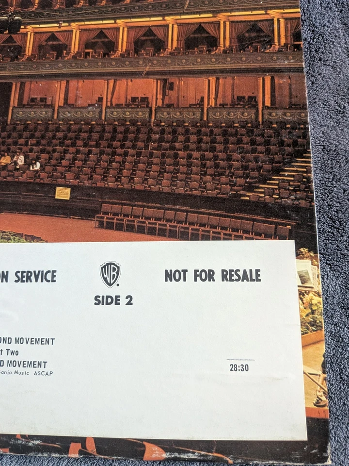 **Original WLP Pressing* Deep Purple  "The Royal Philharmonic Orchestra" (1970)  - Image 3 of 4