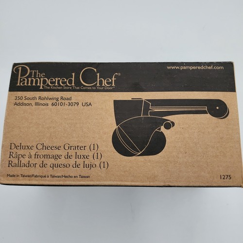 Pampered Chef Deluxe Cheese Grater New in Box - Picture 3 of 3