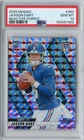 2025 Panini Mosaic Jaxson Dart REACTIVE PURPLE PRIZM Rookie #362 PSA 10 GIANTS