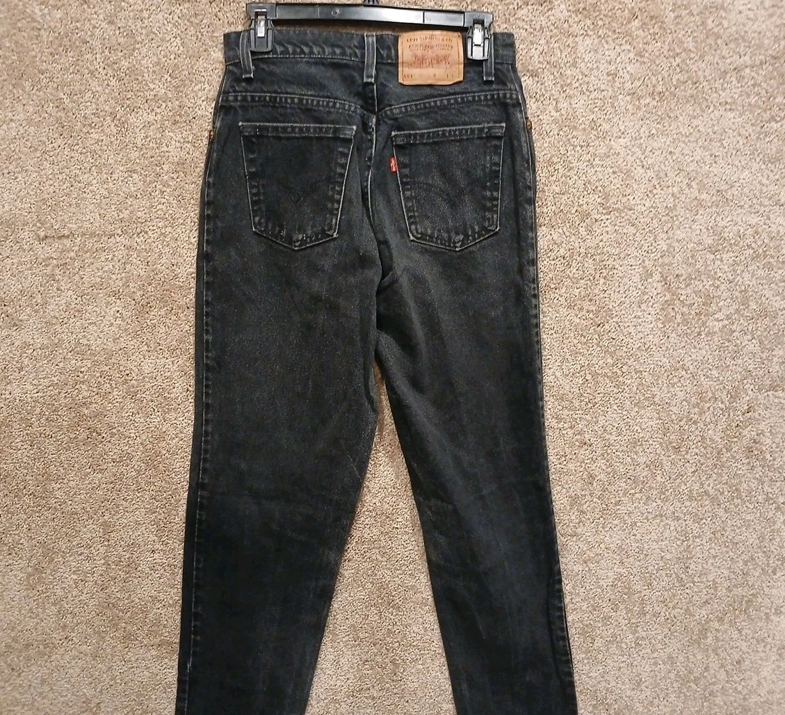 Levi's Lot:551ZXX Black dying Denim pant Levi's Vintage 554