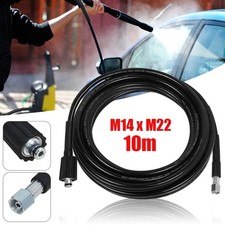 10M High Pressure Washer Hose Replacement M22 M14 Connector Water Cleaning Pipe