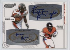 2009 SAGE Squared Dual Auto Sammie Stroughter Brandon Hughes #SA-47 Auto 1t2o