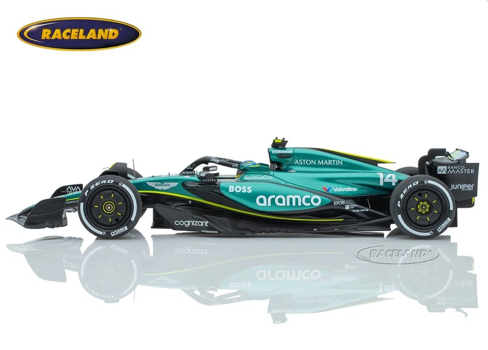 Aston Martin AMR24 F1 Aramco Cognizant GP Saudi Arabien Alonso Spark 1:18 18S992 - Bild 2 von 4