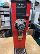 Bunn Coffee Mill Commercial Burr Grinder G3 HD RED 22100.0001 120V - WORKS!