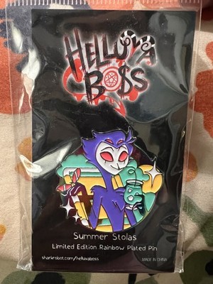 Helluva Boss: Summer Stolas Rainbow Plated Limited Edition Pin