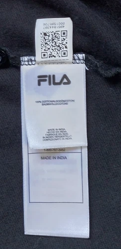 FILA Biella Italia Big Logo Polo Shirt Rare T-shirt Casual Summer Tennis Men XL - Picture 9 of 9
