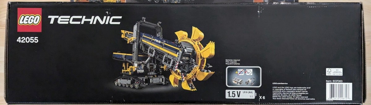NEW! RETIRED LEGO TECHNIC BUCKET WHEEL EXCAVATOR 42055 WITH MINE